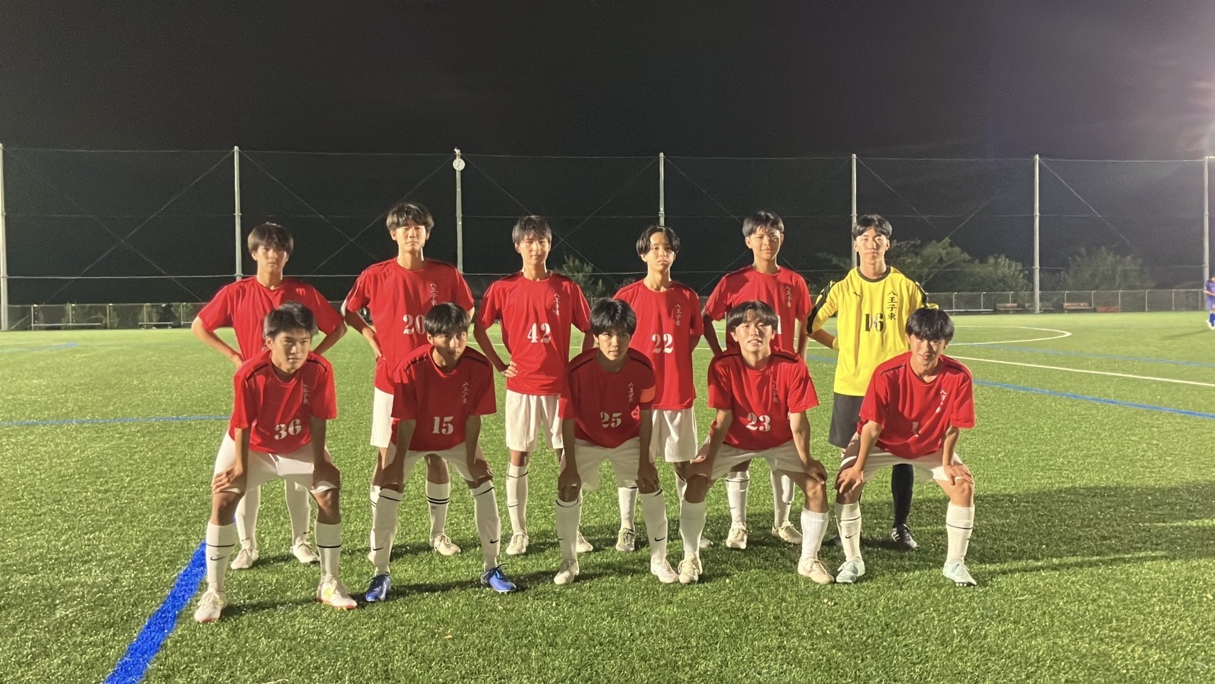 25YL1部9節　アローレ八王子スタメン